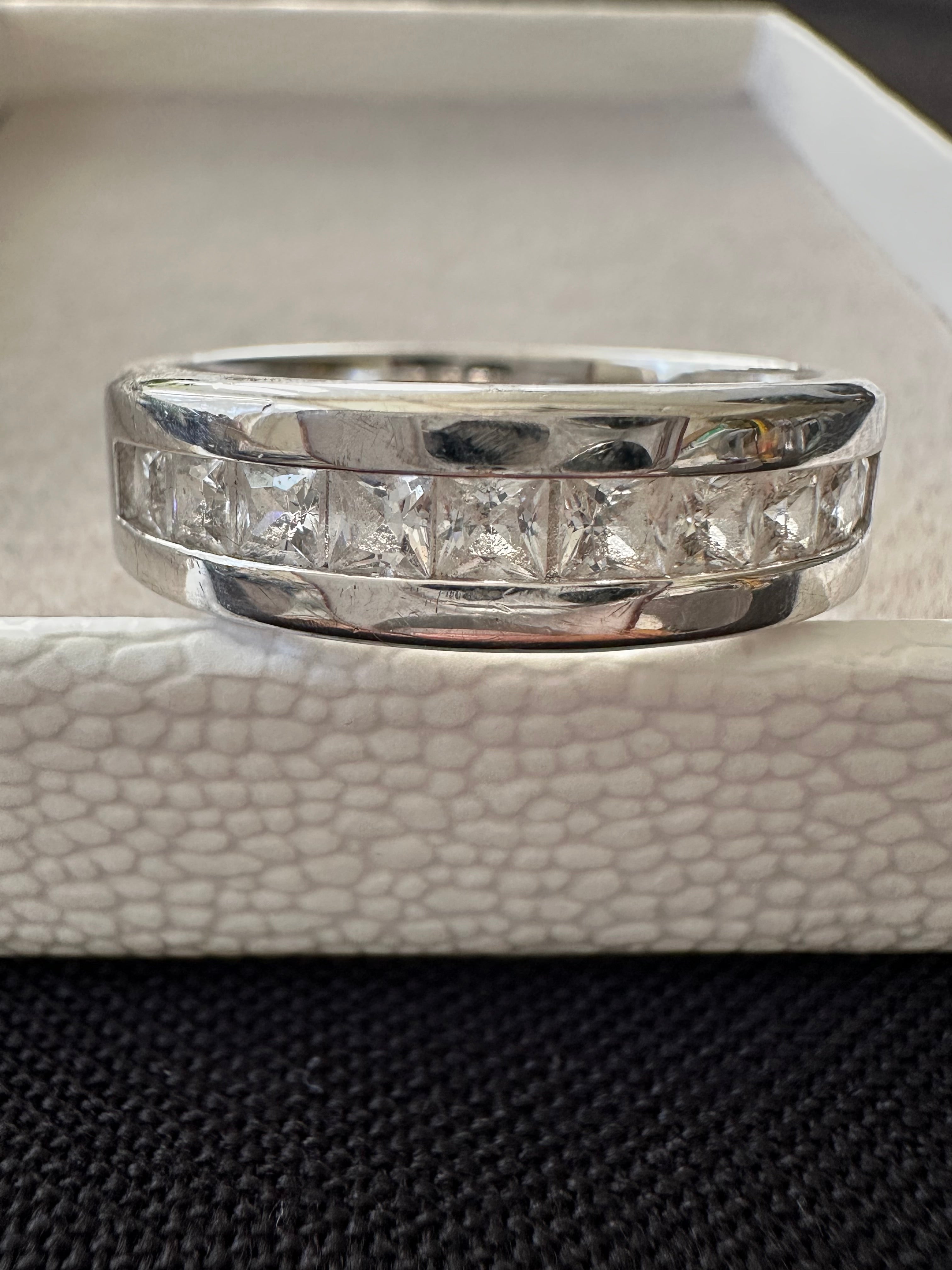 Sterling Silver Engagement Band