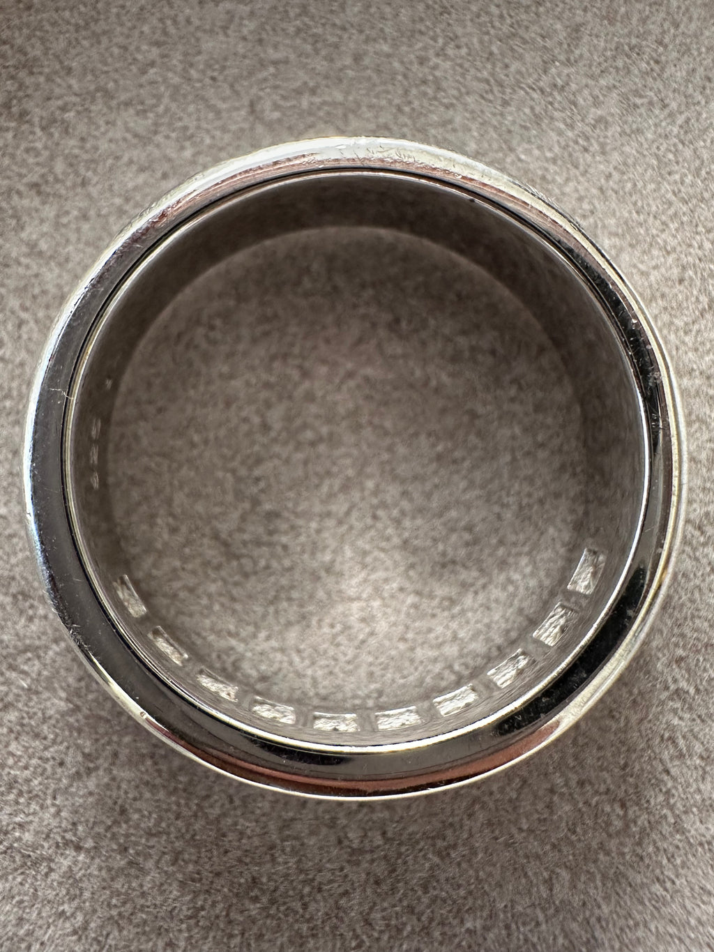 Sterling Silver Engagement Band