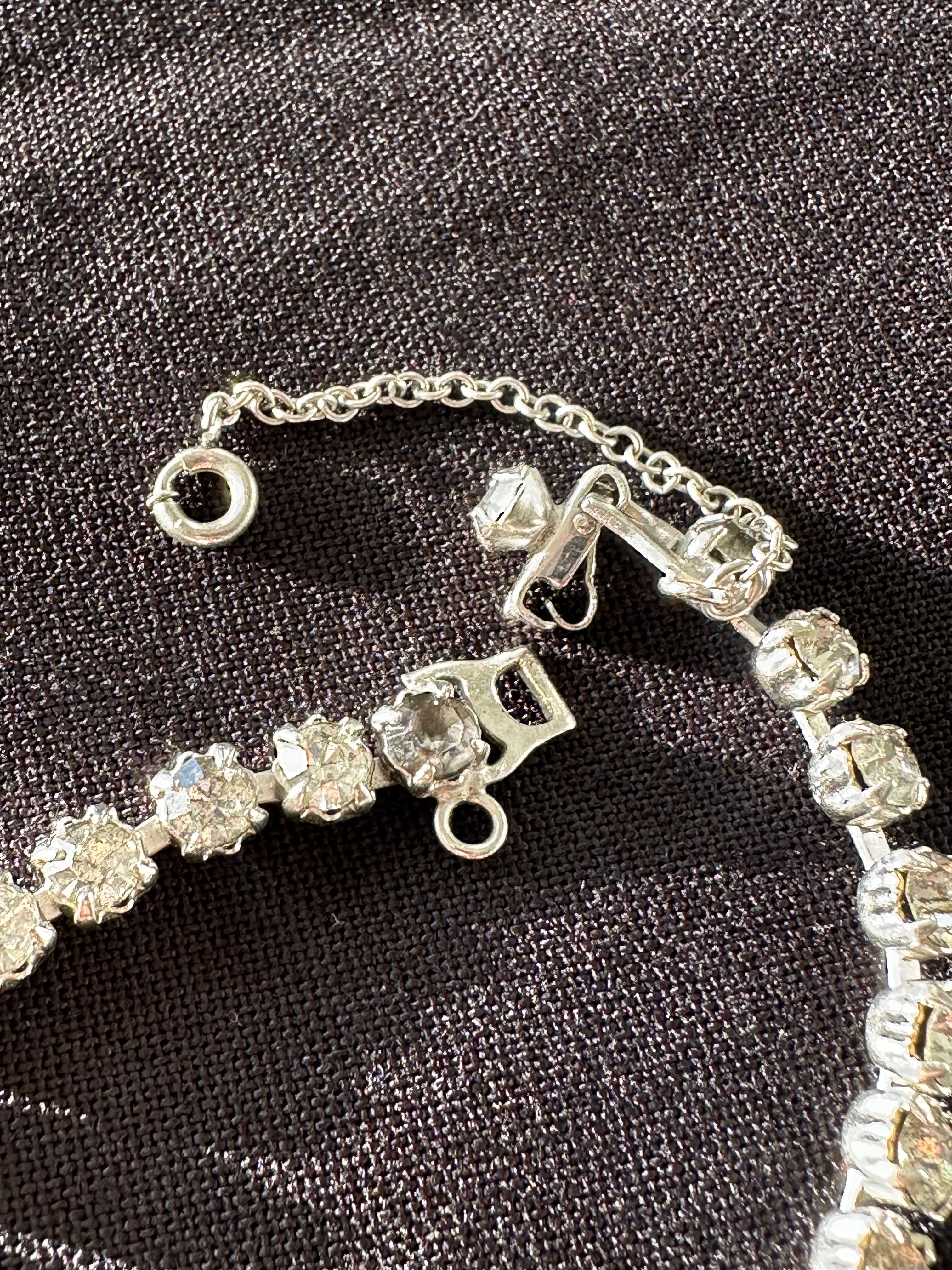 Vintage Rhinestone Tennis Bracelet
