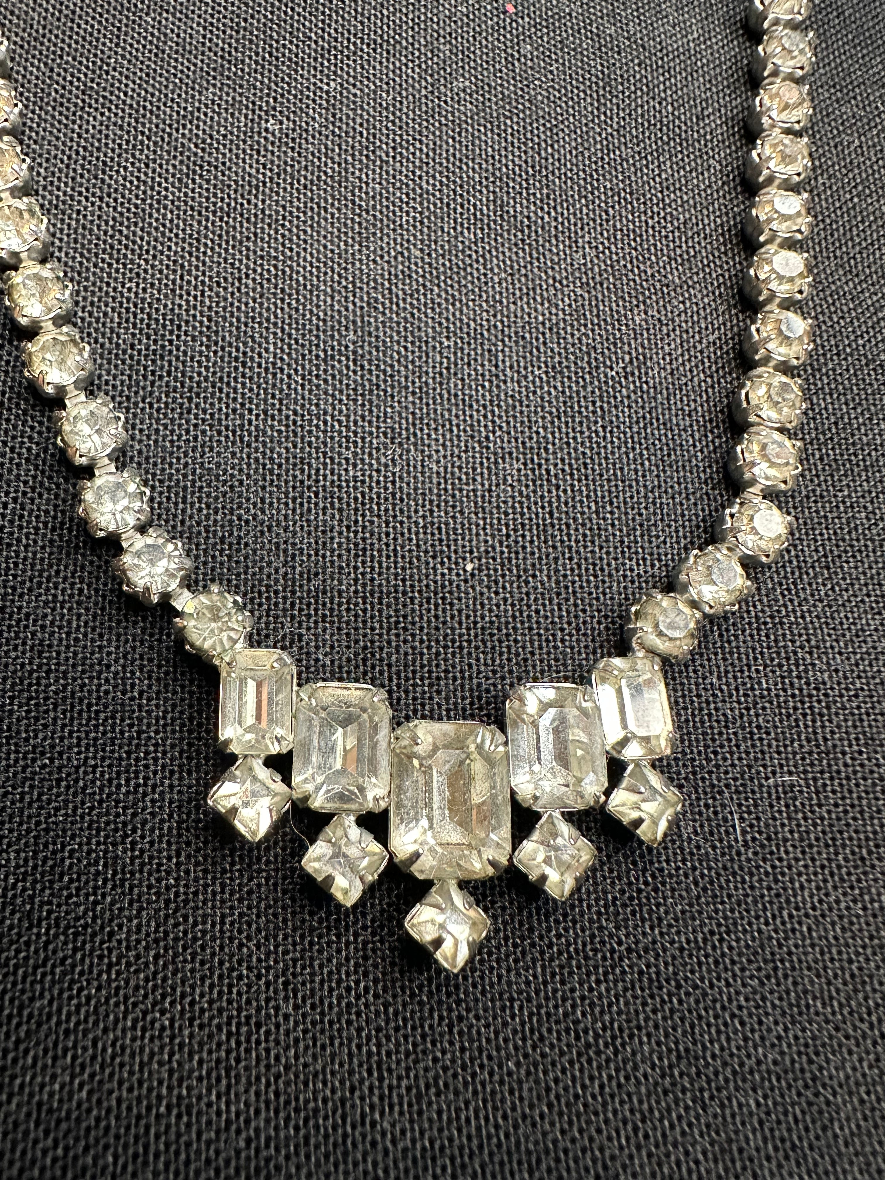 Vintage Rhinestone Necklace