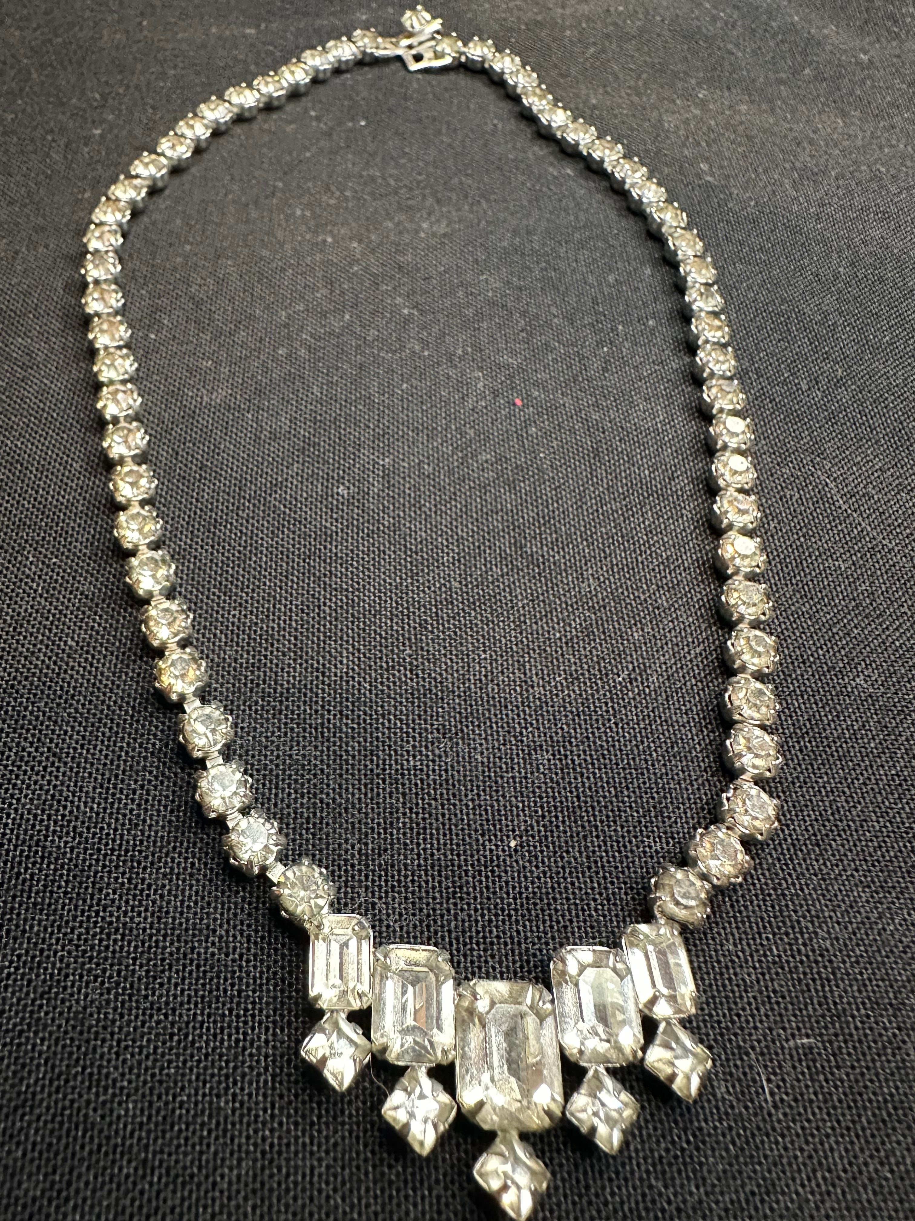 Vintage Rhinestone Necklace