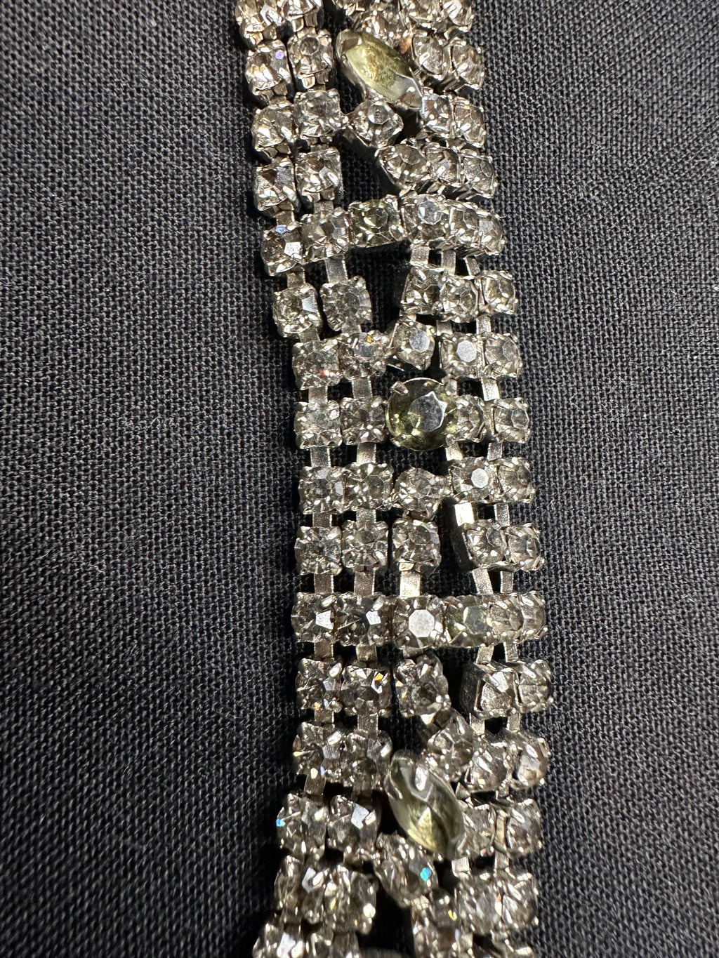 Vintage Clear Rhinestone Bracelet