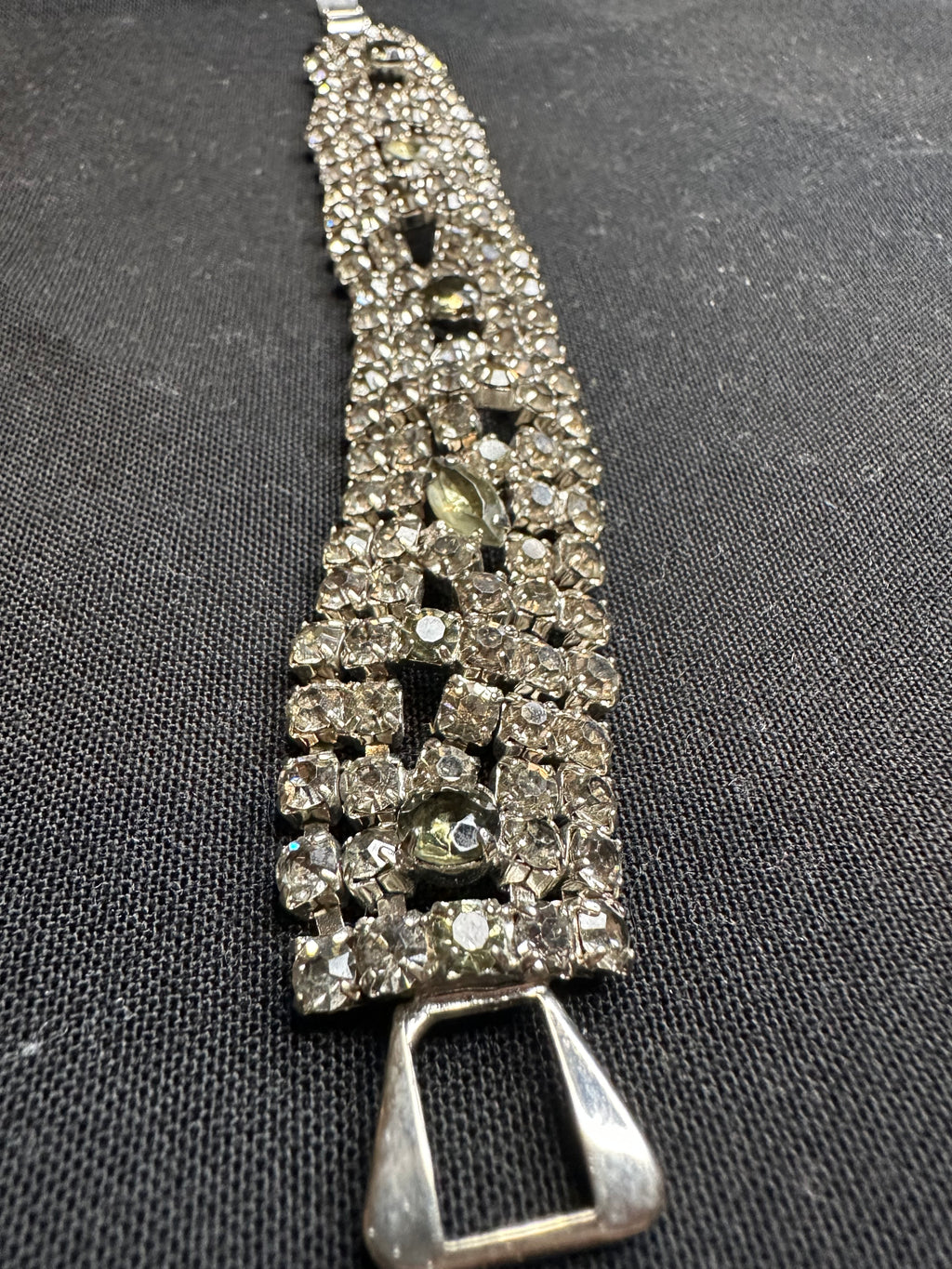 Vintage Clear Rhinestone Bracelet