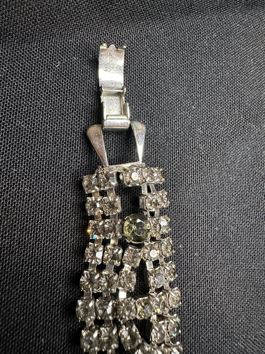 Vintage Clear Rhinestone Bracelet