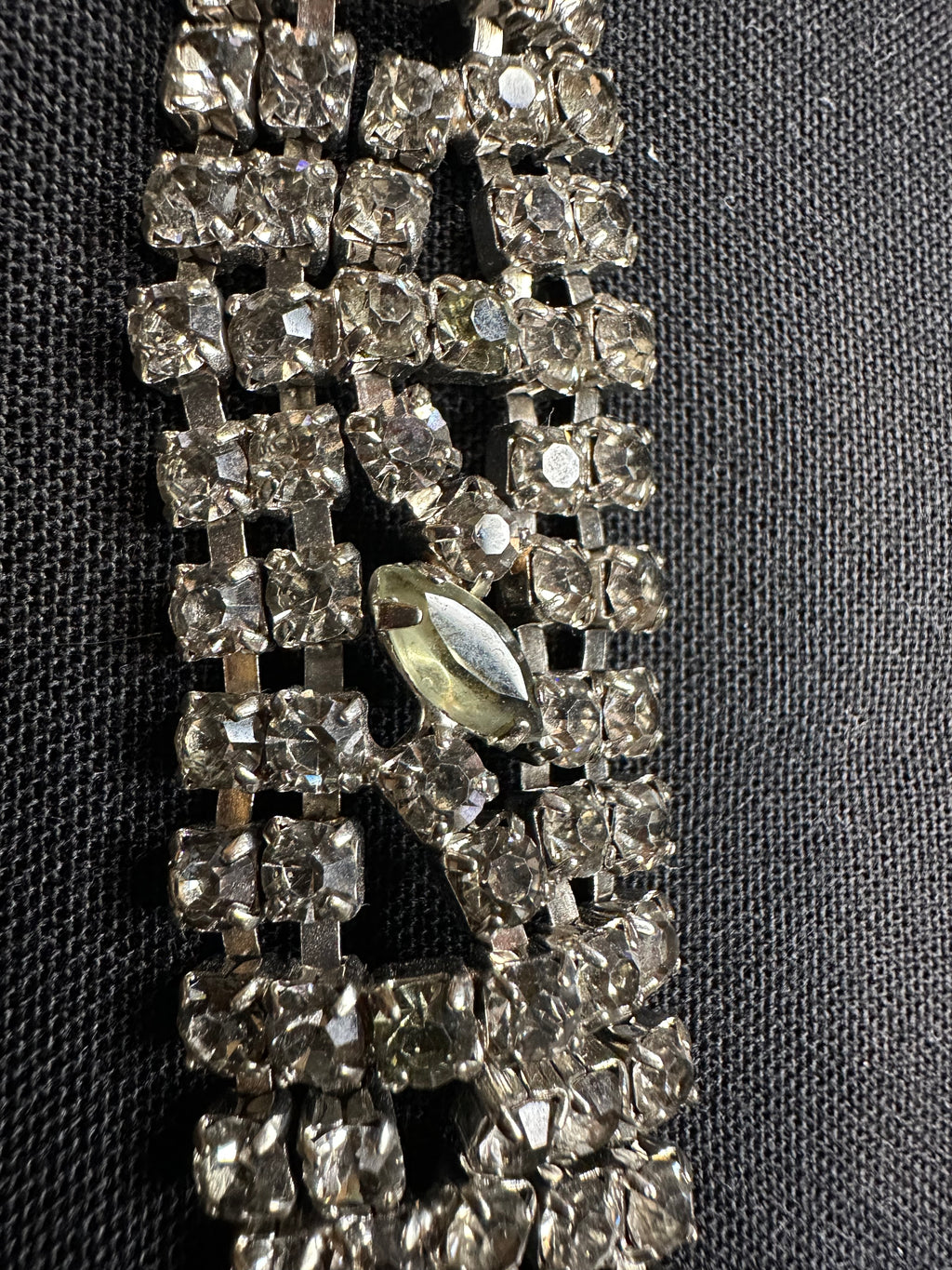 Vintage Clear Rhinestone Bracelet